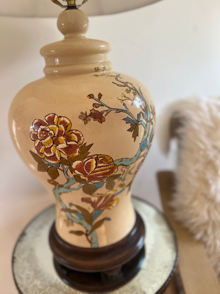 Ginger Jar Floral Table Lamp