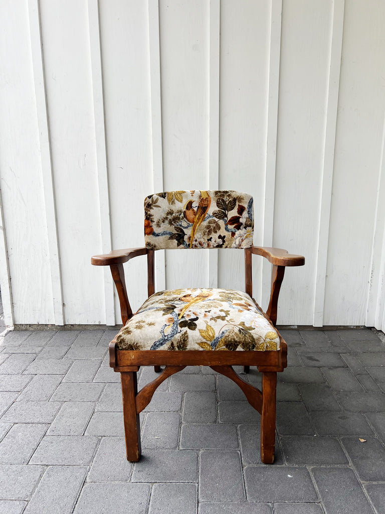 Carved Antique Arm Chair