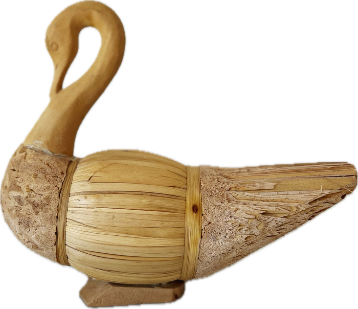 Handcrafted Sculpted Swan