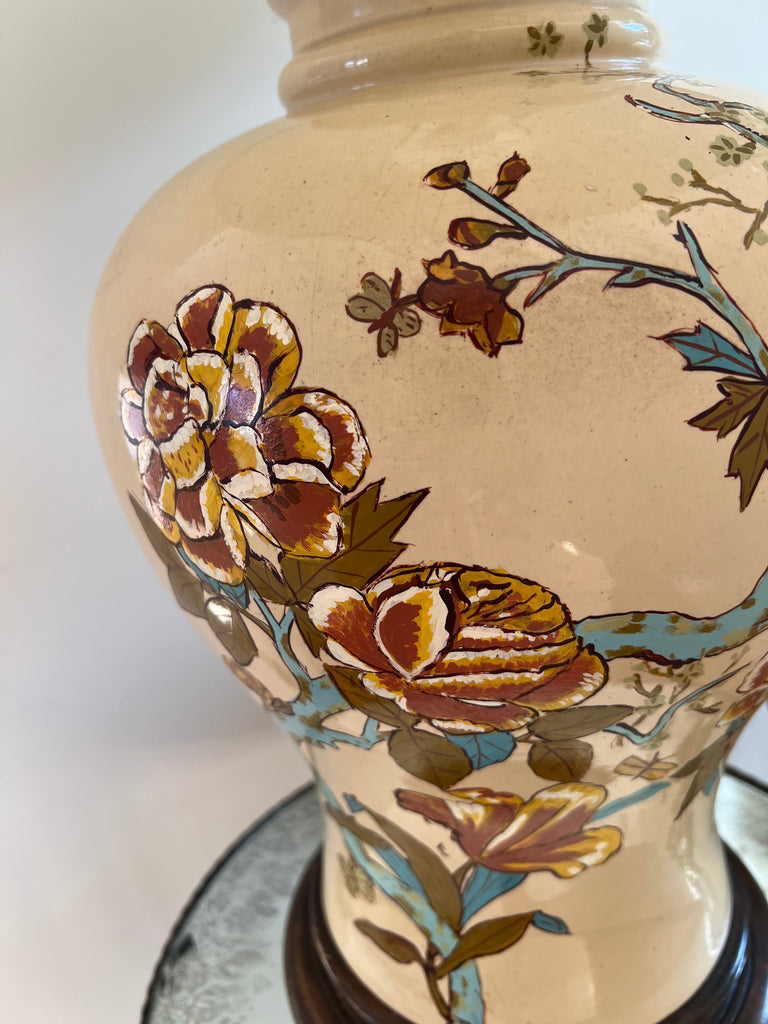 Ginger Jar Floral Table Lamp