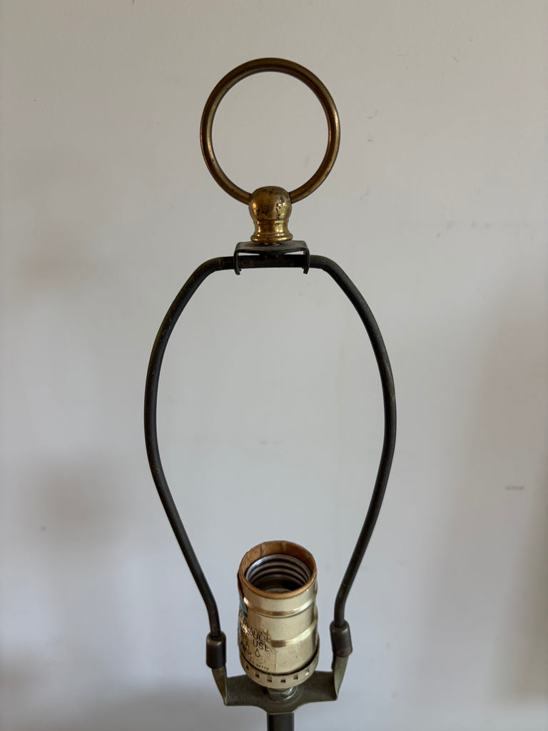 Vintage Hand-painted Mallard Duck Lamp