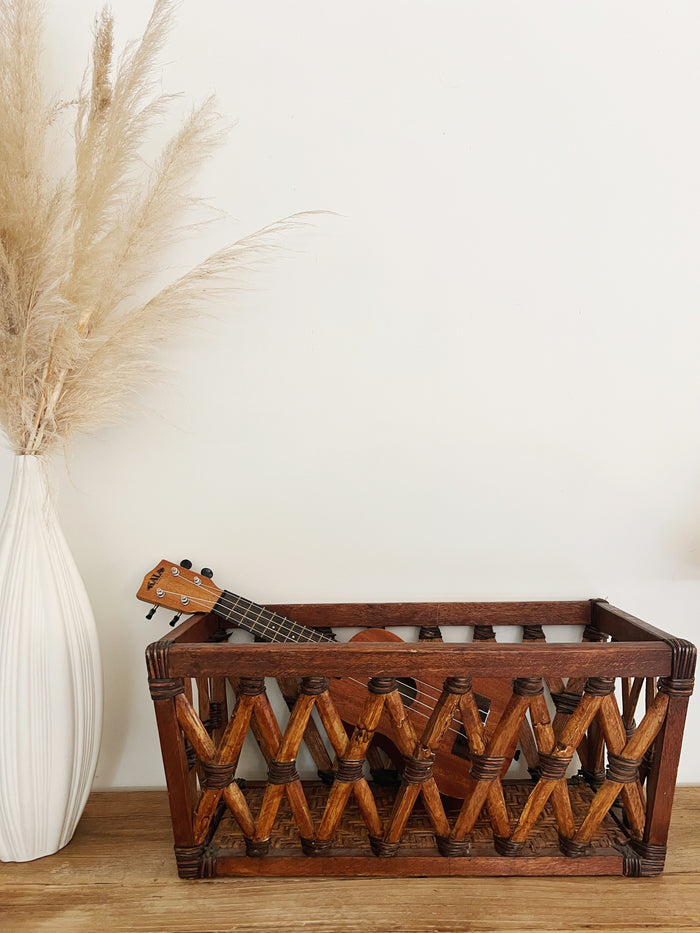 Indonesian Rattan Storage Basket