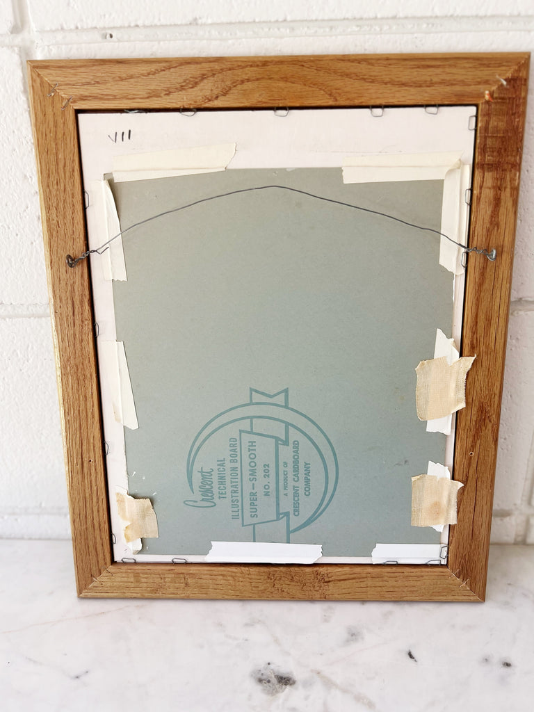 Framed Country Farmhouse Barn Scene Print