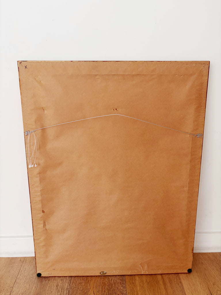 Framed Vintage Botanical Lithograph Print