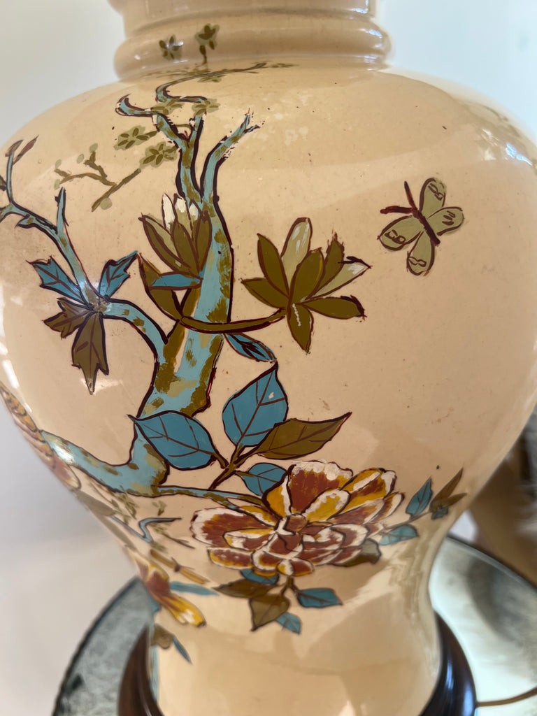 Ginger Jar Floral Table Lamp