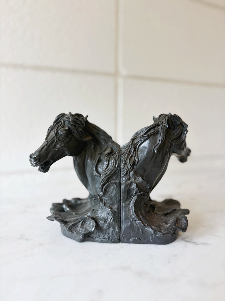 Equestrian Bookends Pair