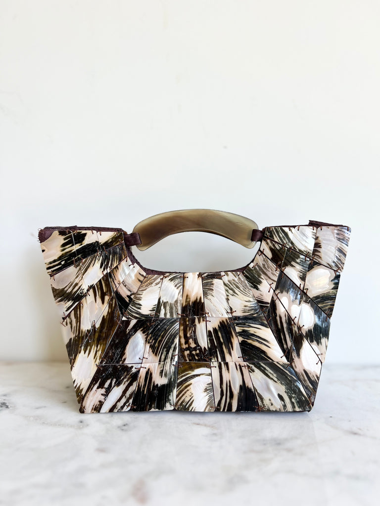 Vintage Mother of Pearl Shell Purse