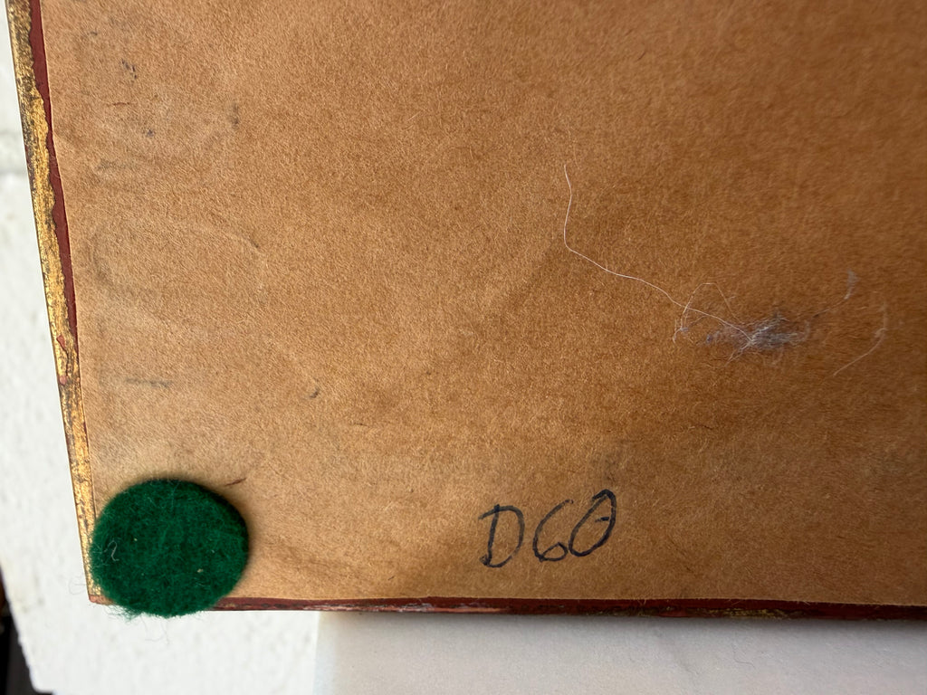 Framed Vintage Botanical Lithograph Print