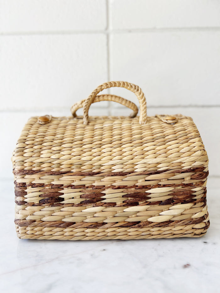 Woven Basket Tote