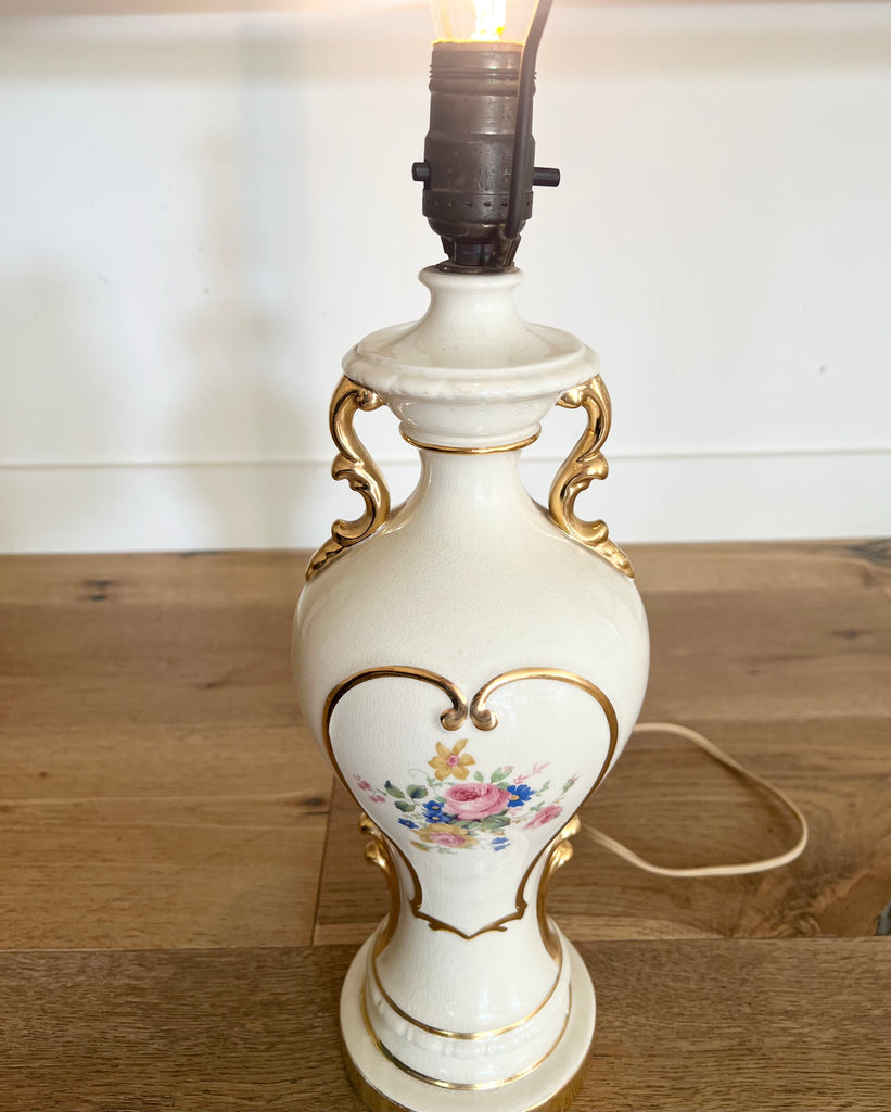 1940’s Victorian-inspired Vintage Table Lamp Base