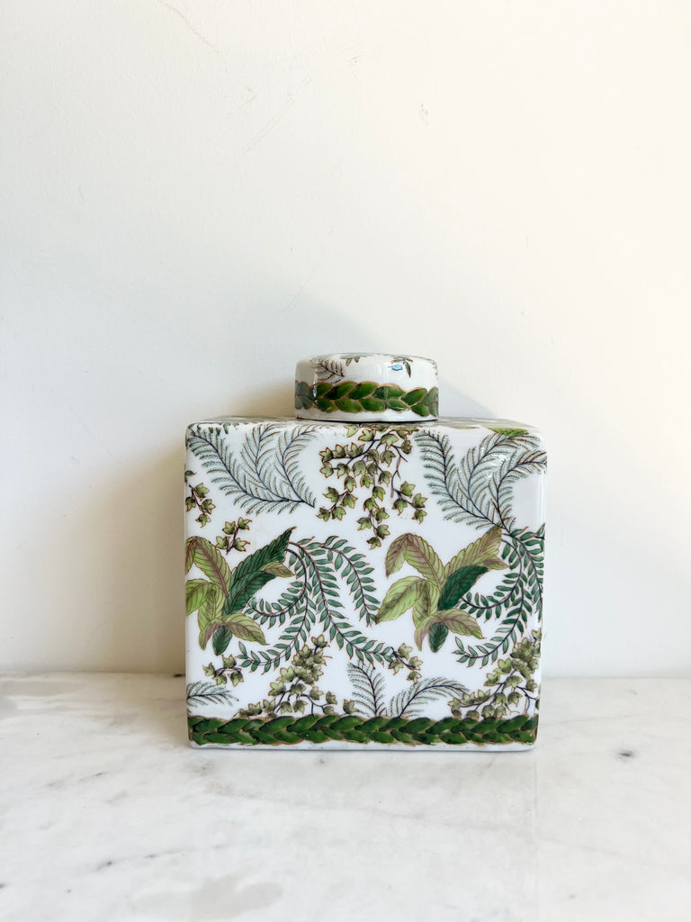 Porcelain Fernware Decor Set