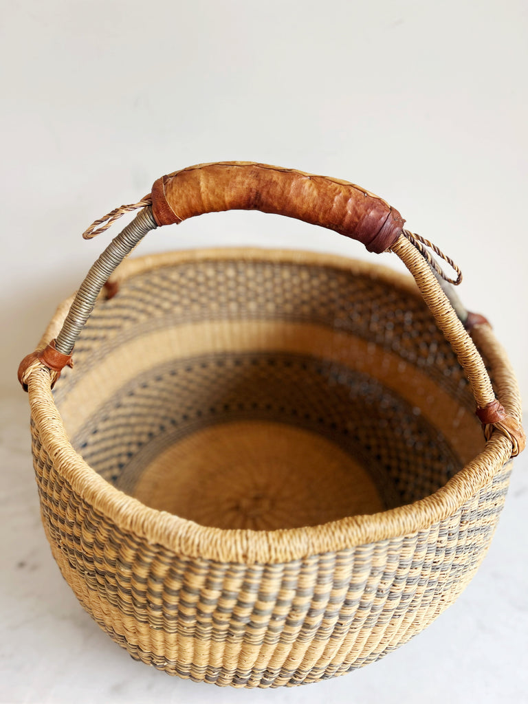 Handwoven Large Market Basket
