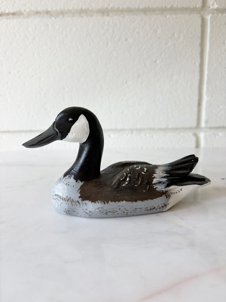 Wood Carved Folk Art Duck Decoy