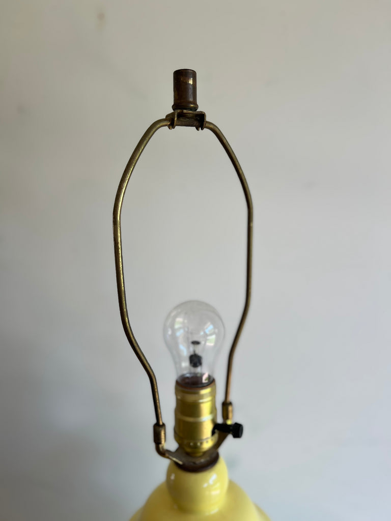 Yellow Ceramic Table Lamp