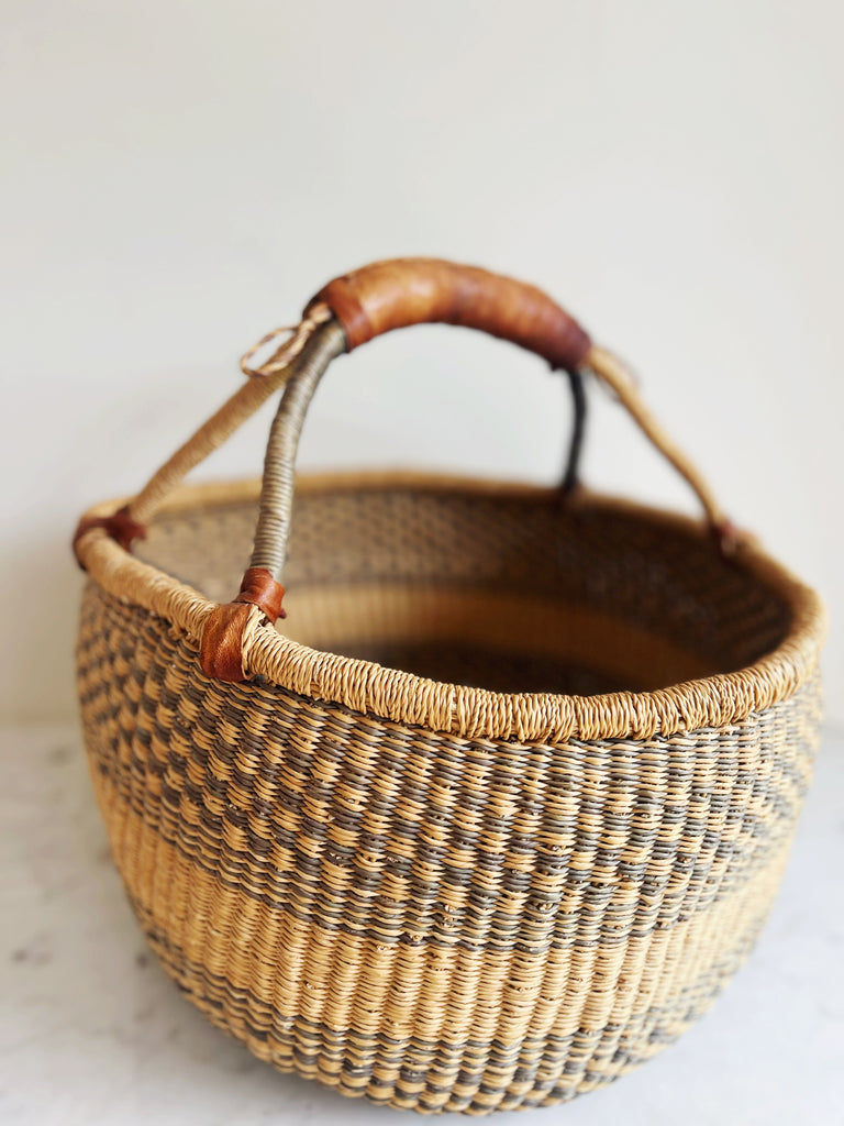 Handwoven Large Market Basket