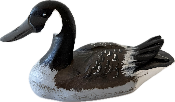 Wood Carved Folk Art Duck Decoy