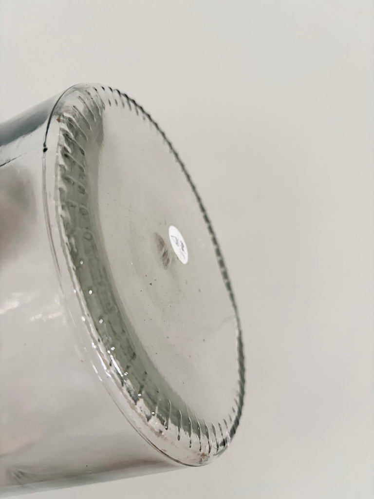 Clear Recycled Glass Apothecary Vase Jug