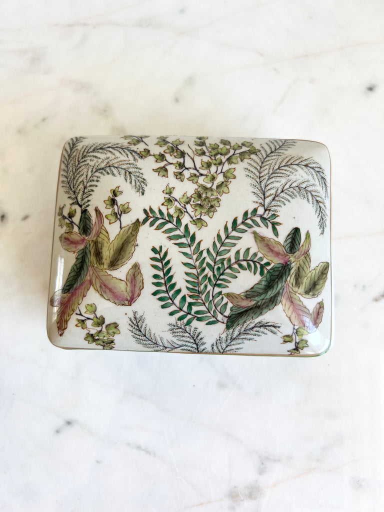 Porcelain Fernware Decor Set