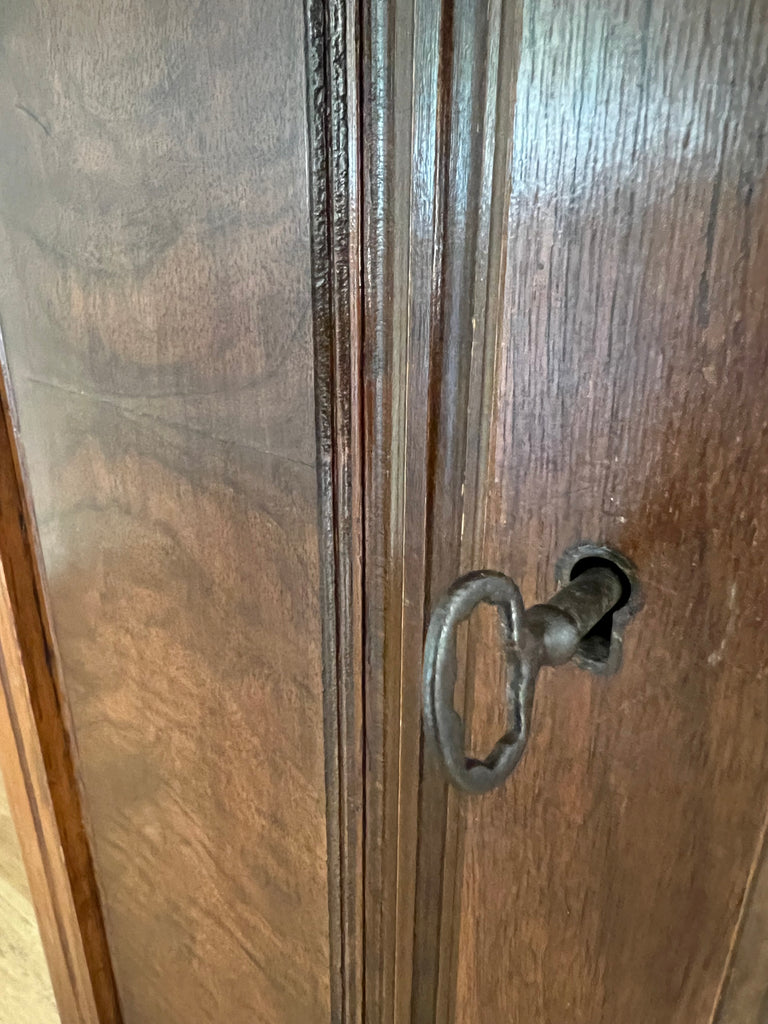 Antique Curio Display Armoire Cabinet