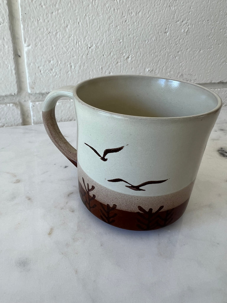 Mid century seagull mug