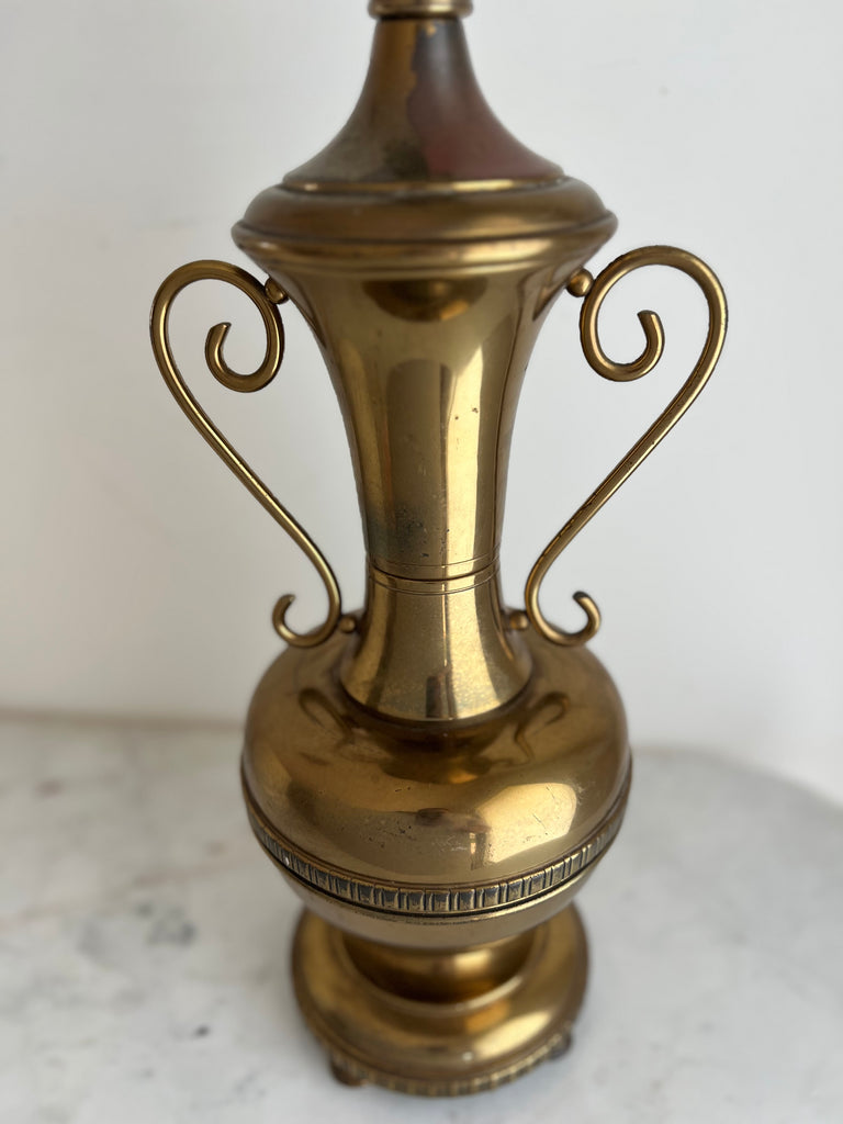 Stiffel Antique Brass Trophy Table Lamp