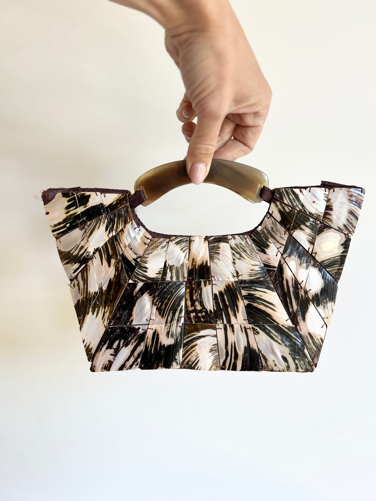 Vintage Mother of Pearl Shell Purse