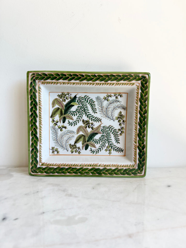 Porcelain Fernware Decor Set