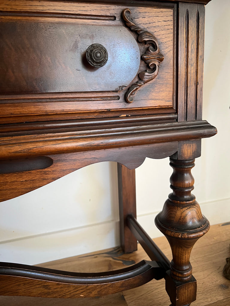 Antique Curio Display Armoire Cabinet