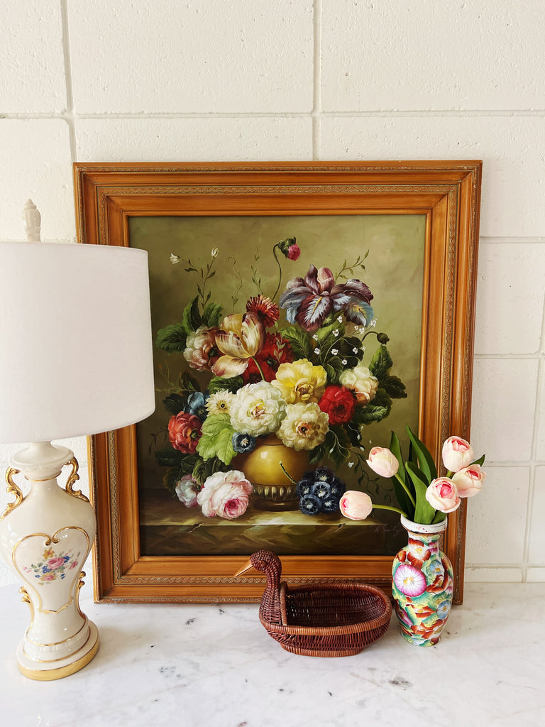 1940’s Victorian-inspired Vintage Table Lamp Base