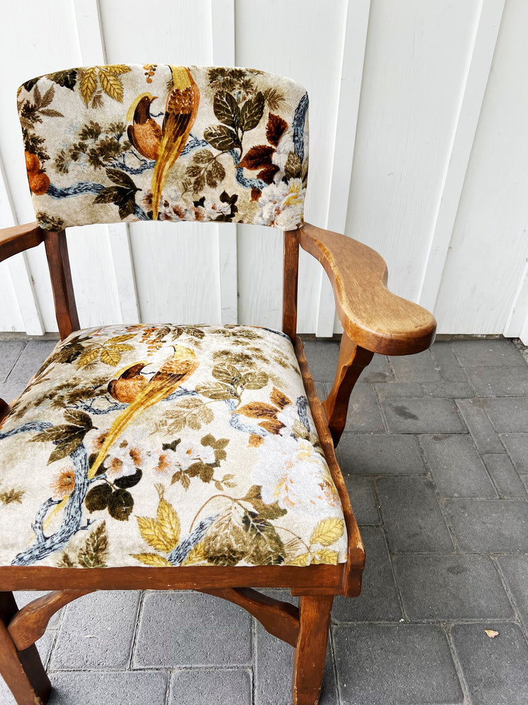 Carved Antique Arm Chair