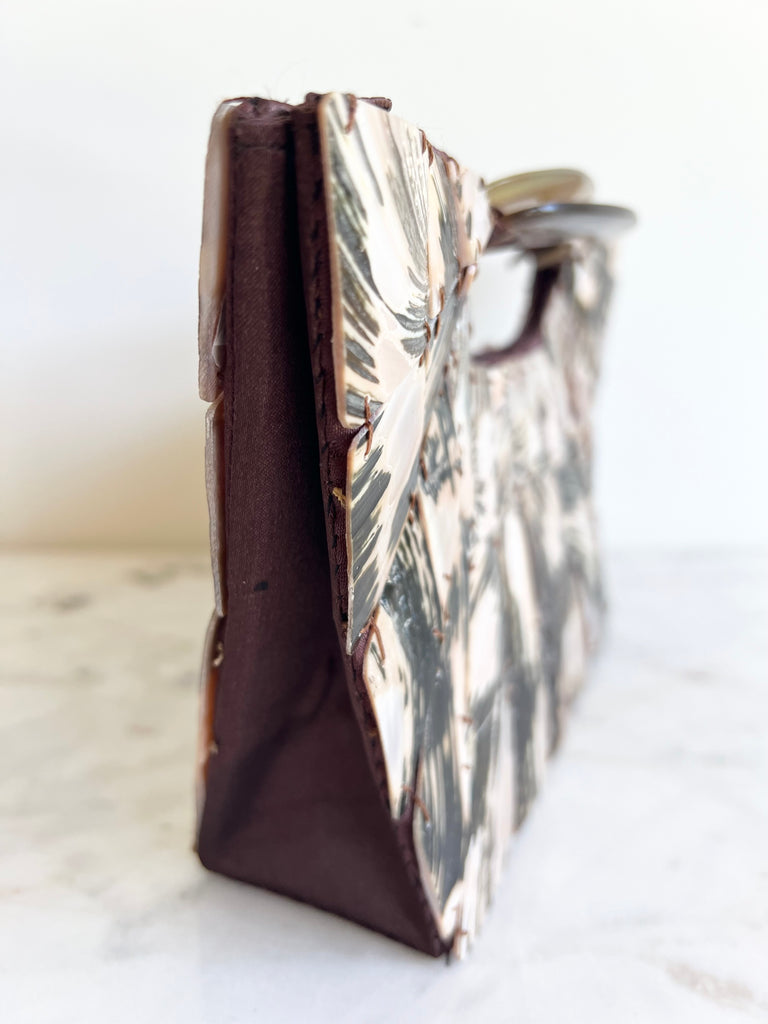 Vintage Mother of Pearl Shell Purse
