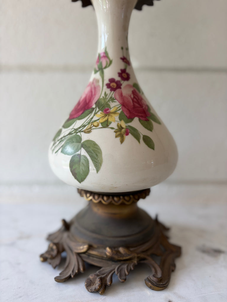 ‘Gone with the Wind’ Porcelain Hurricane Lamp