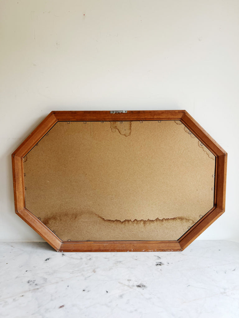 Octogan Stain Glass Mirror
