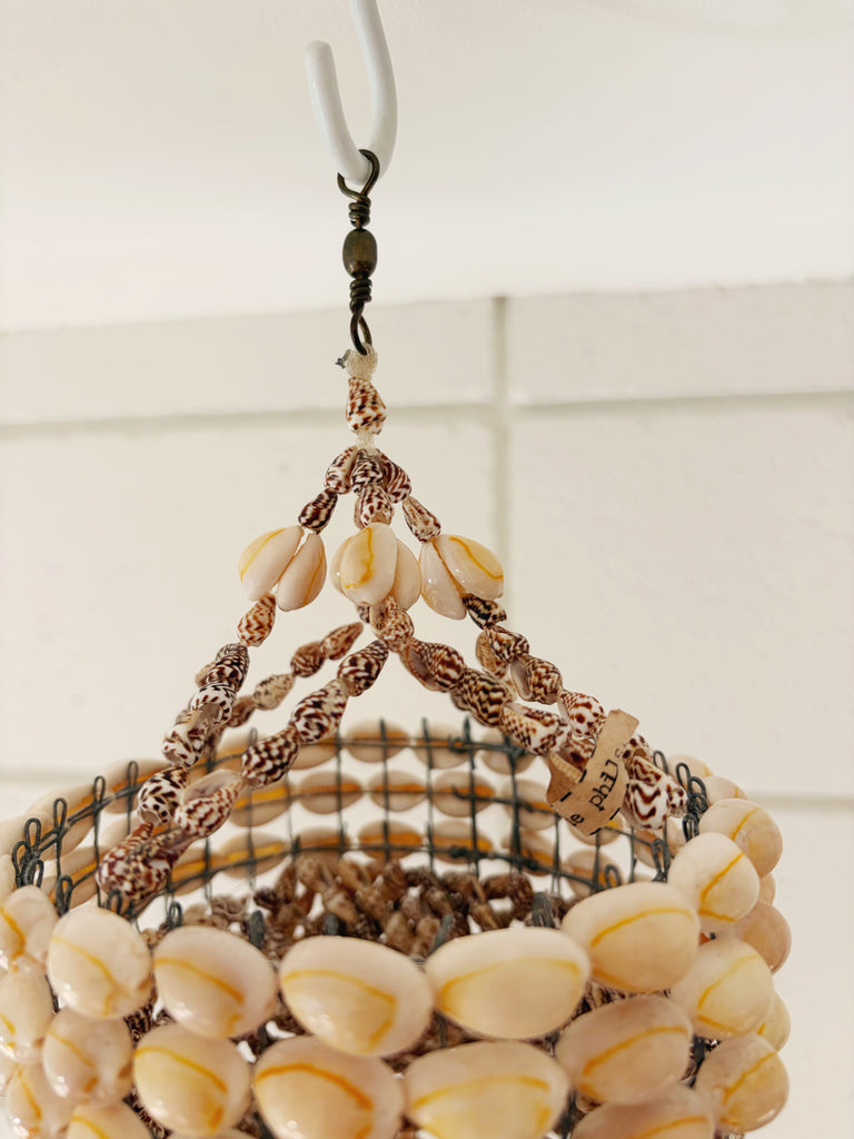 Tiered Layered Shell Chandelier