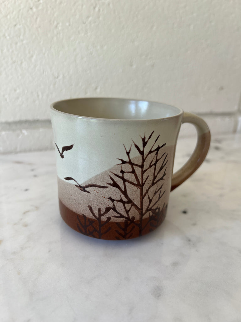 Mid century seagull mug