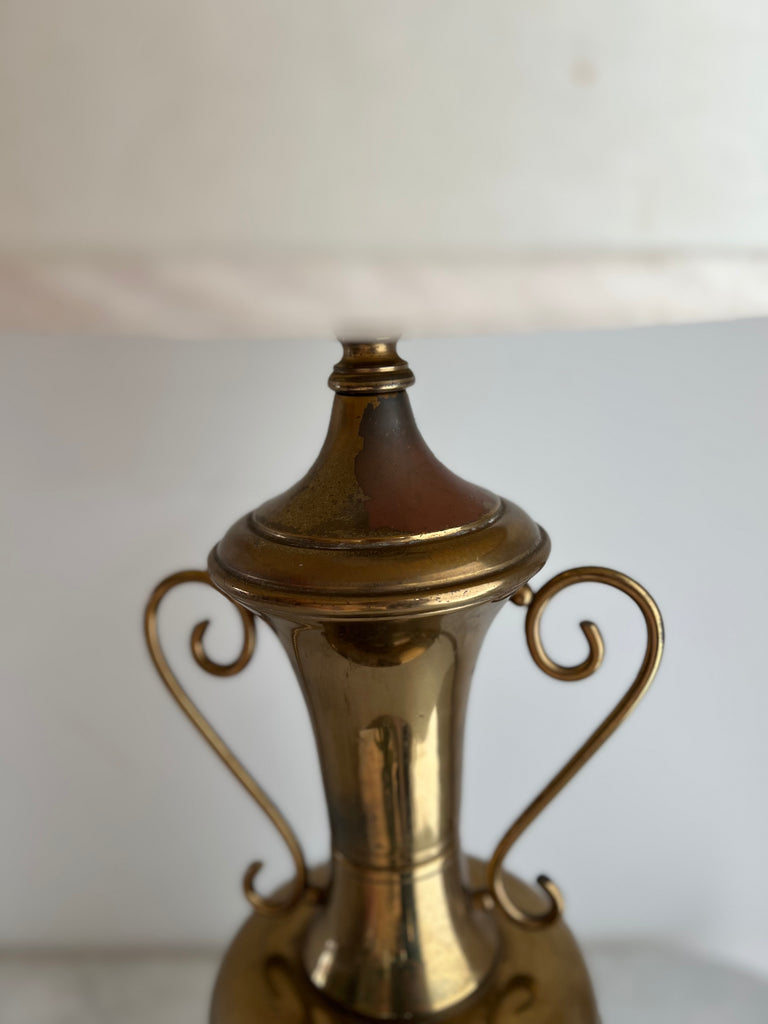 Stiffel Antique Brass Trophy Table Lamp