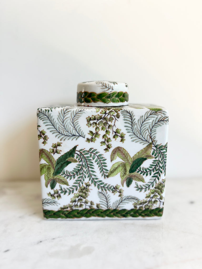 Porcelain Fernware Decor Set