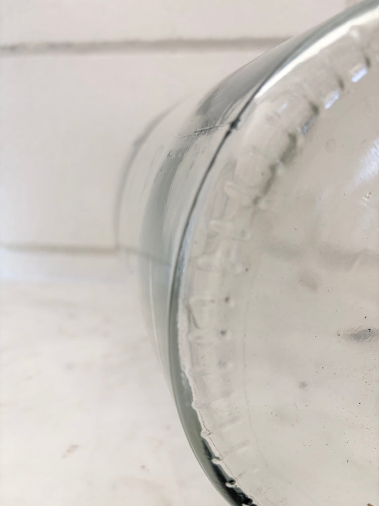 Clear Recycled Glass Apothecary Vase Jug