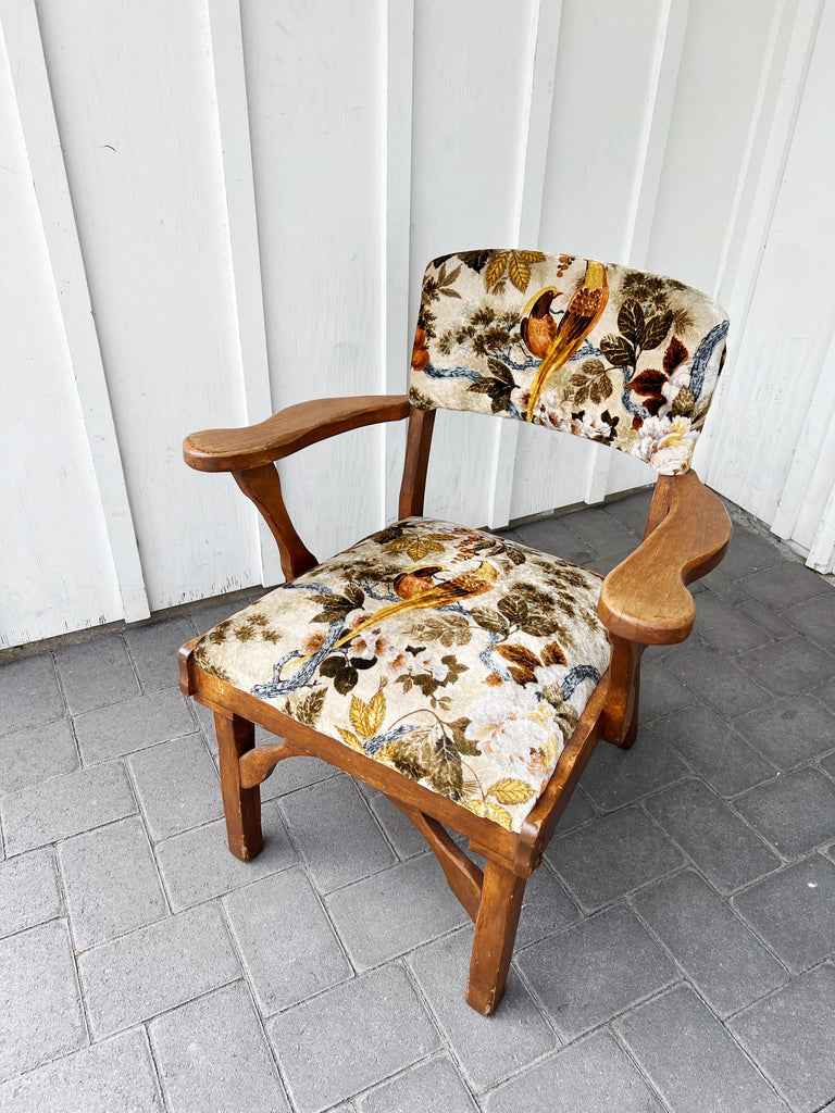 Carved Antique Arm Chair