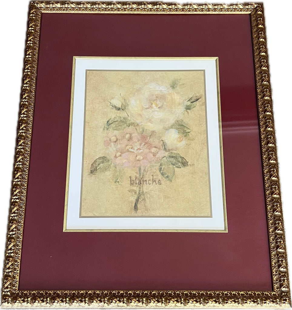 French Floral Blanche Fine Print