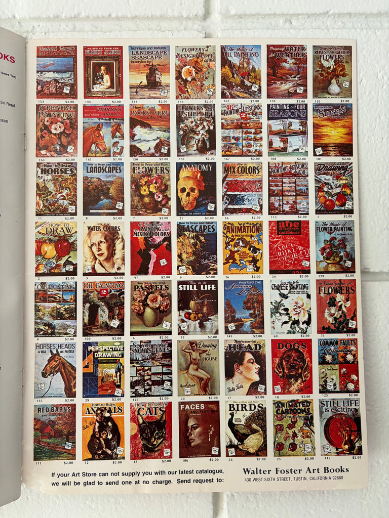 Vintage Art Instruction Book Set Published by Walter T. Foster