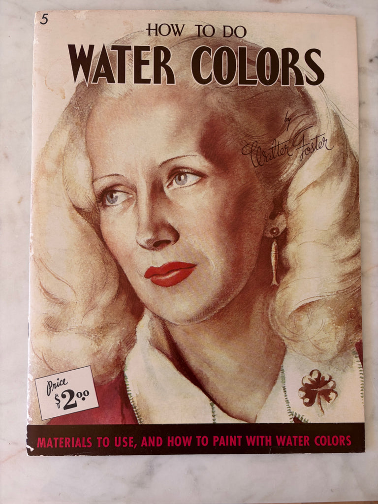 Vintage Art Instruction Book Set Published by Walter T. Foster