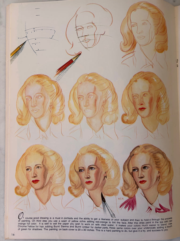 Vintage Art Instruction Book Set Published by Walter T. Foster