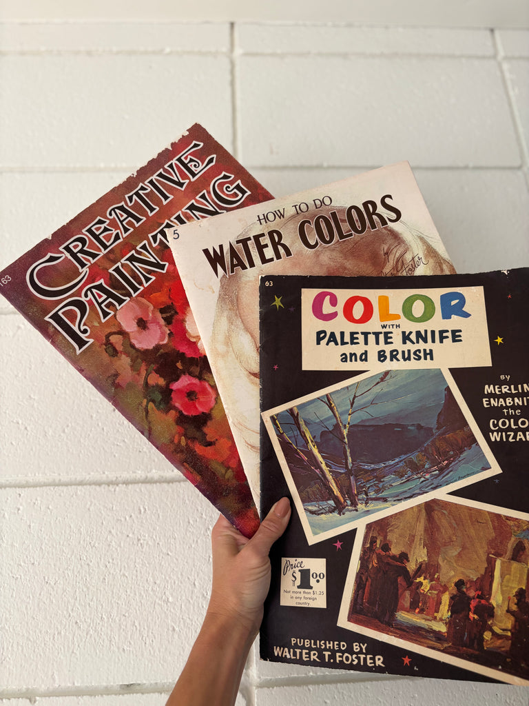 Vintage Art Instruction Book Set Published by Walter T. Foster