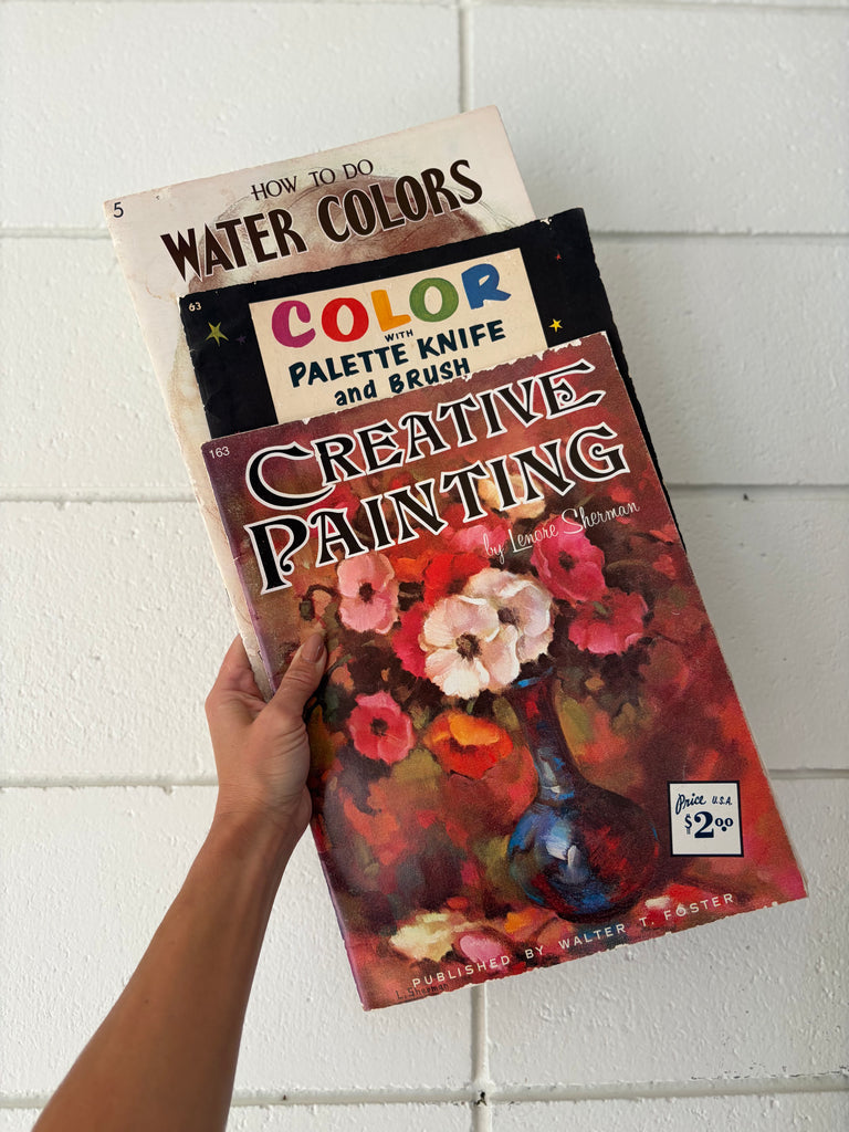 Vintage Art Instruction Book Set Published by Walter T. Foster