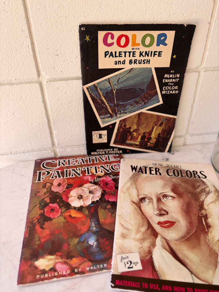 Vintage Art Instruction Book Set Published by Walter T. Foster