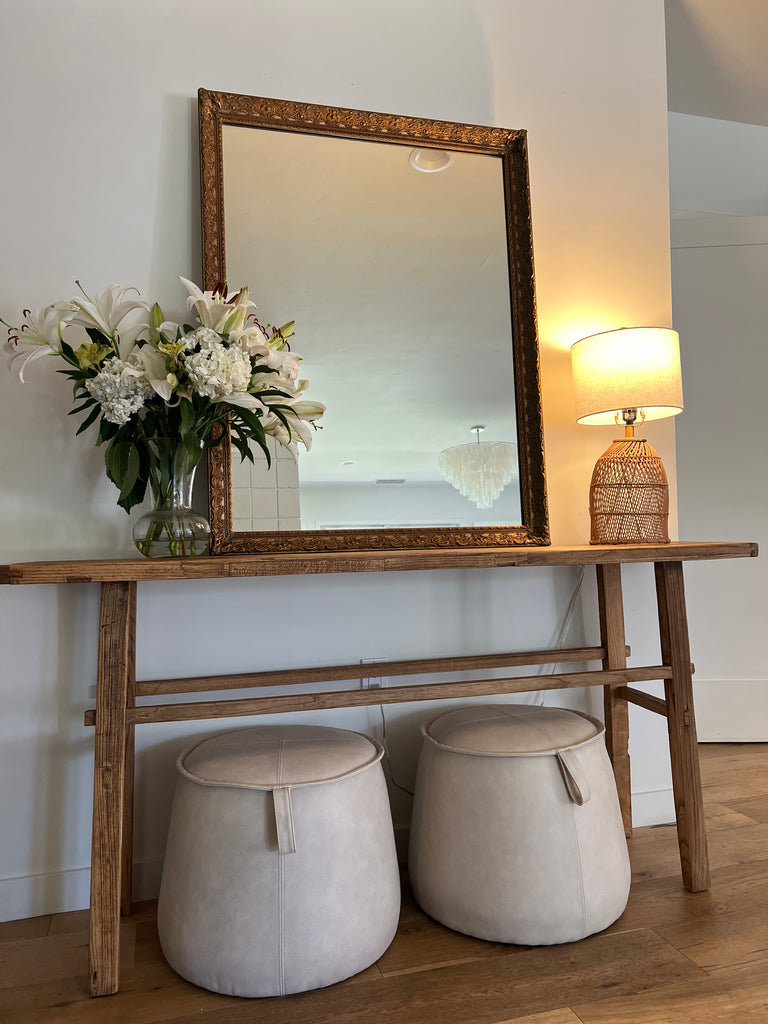 Antique French Gold Gilted Ornate Mirror