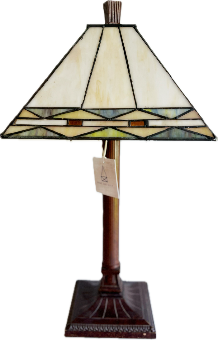 Stained Glass Square Table Lamp