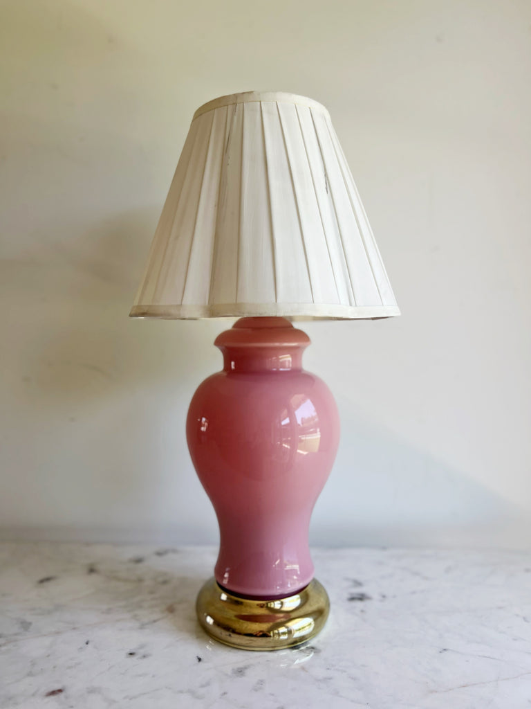 Pink Ceramic Table Lamp