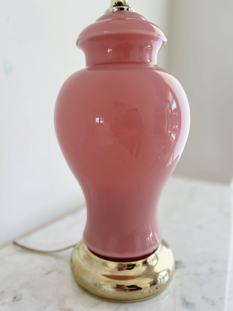Pink Ceramic Table Lamp